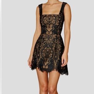 Helsi Chic Black Lace Mini Dress